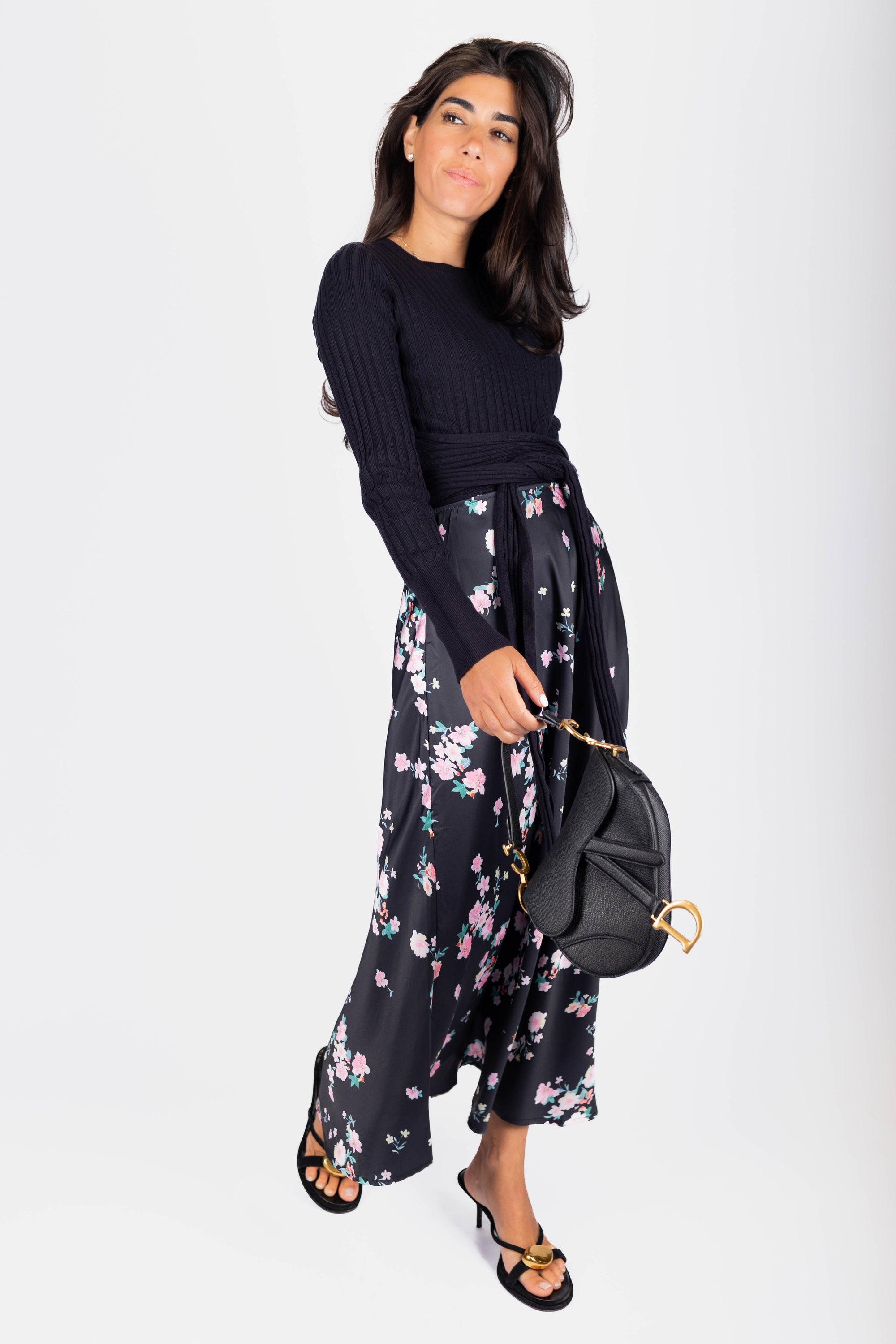 Dakota Skirt (Black Ground)