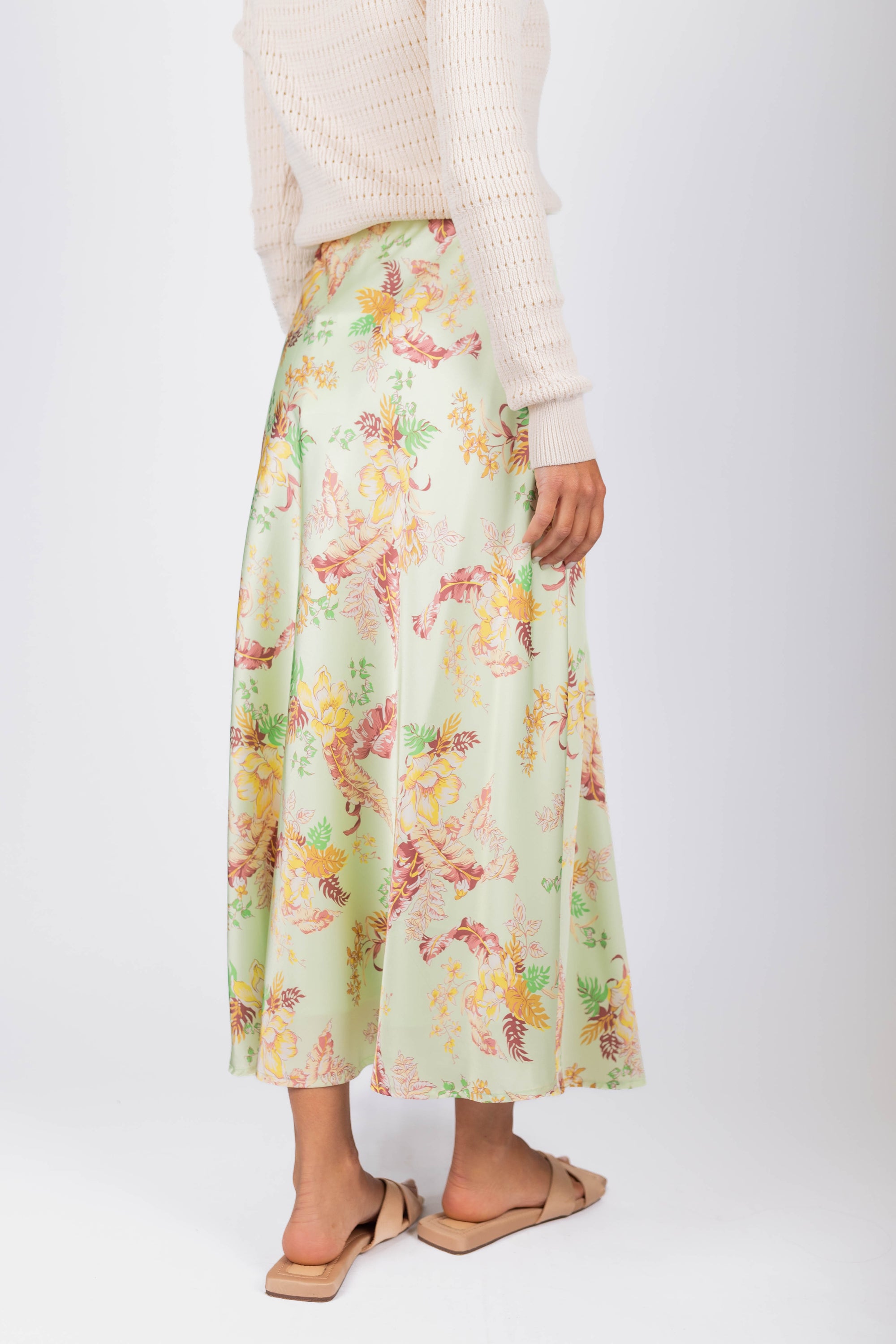 Dakota Skirt (Light Green Ground)
