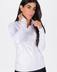 Endure Half Zip (White)