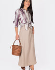 ELIA TOP (BROWN)