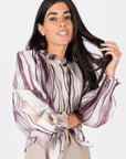 ELIA TOP (BROWN)