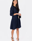 JAZLYN DRESS 36" (NAVY)