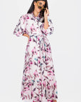 Cynthia Dress 53" (Purple)