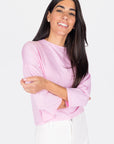 Cropped Tee (Pink Blush)