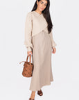 PRISCILLA TOP (BEIGE)