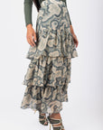 Suri Skirt (Teal Multi)