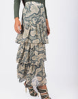 Suri Skirt (Teal Multi)