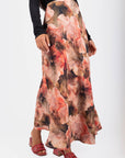 Dakota Skirt (Burgundy/Brown)