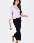 Cropped Tee (Lilac)