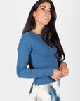 Dina Top (Teal Blue)