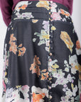Josephine Skirt (Black Flower)