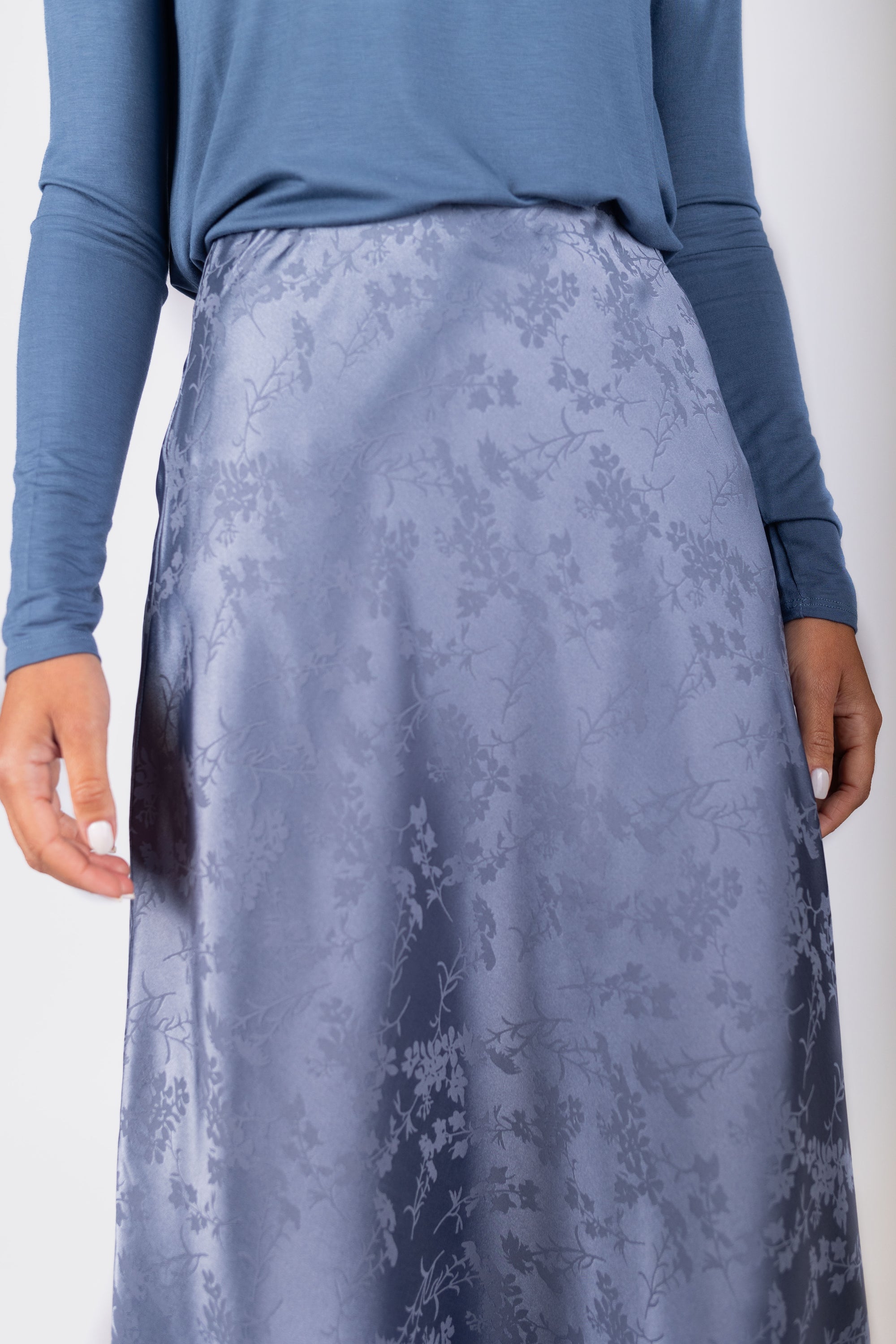 Lisa Skirt (Blue/Grey)