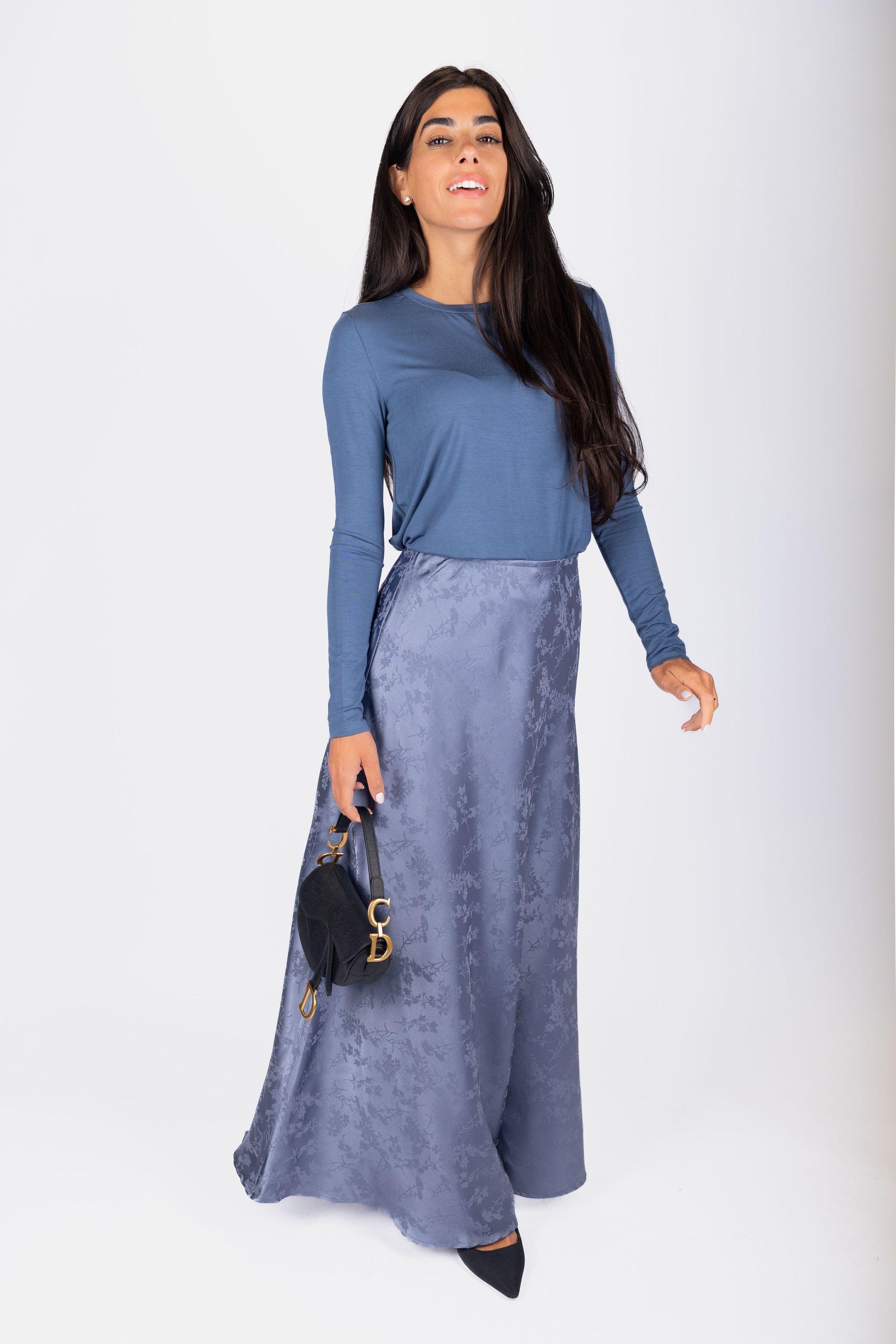 Phoebe Tee (Deep Navy)