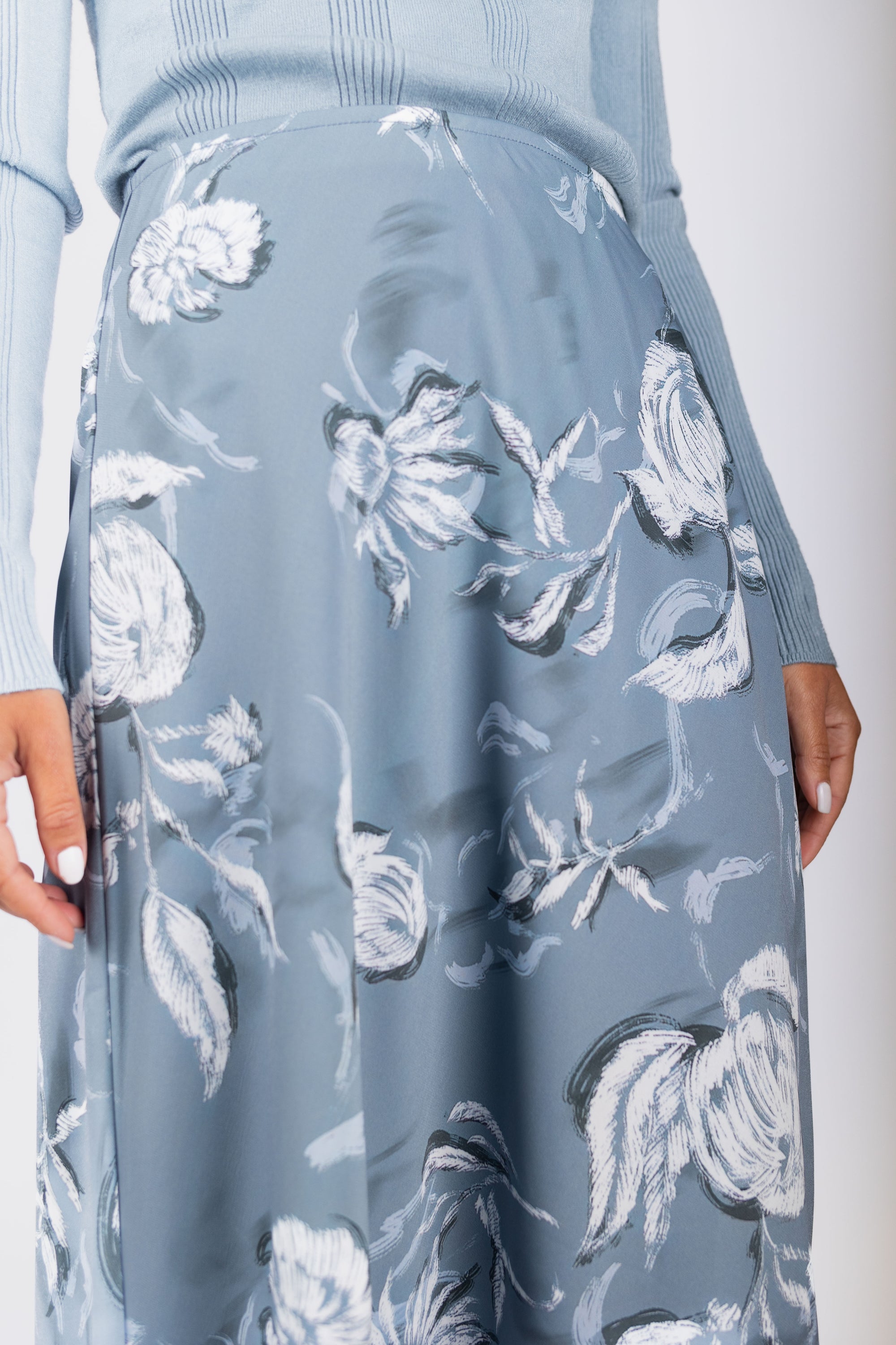 Dakota Skirt (Stone Blue)