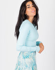 Dina Top (Mint Blue)