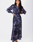 Audrey Dress Long Sleeve (Black Pattern)