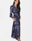 Audrey Dress Long Sleeve (Black Pattern)