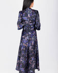 Audrey Dress Long Sleeve (Black Pattern)