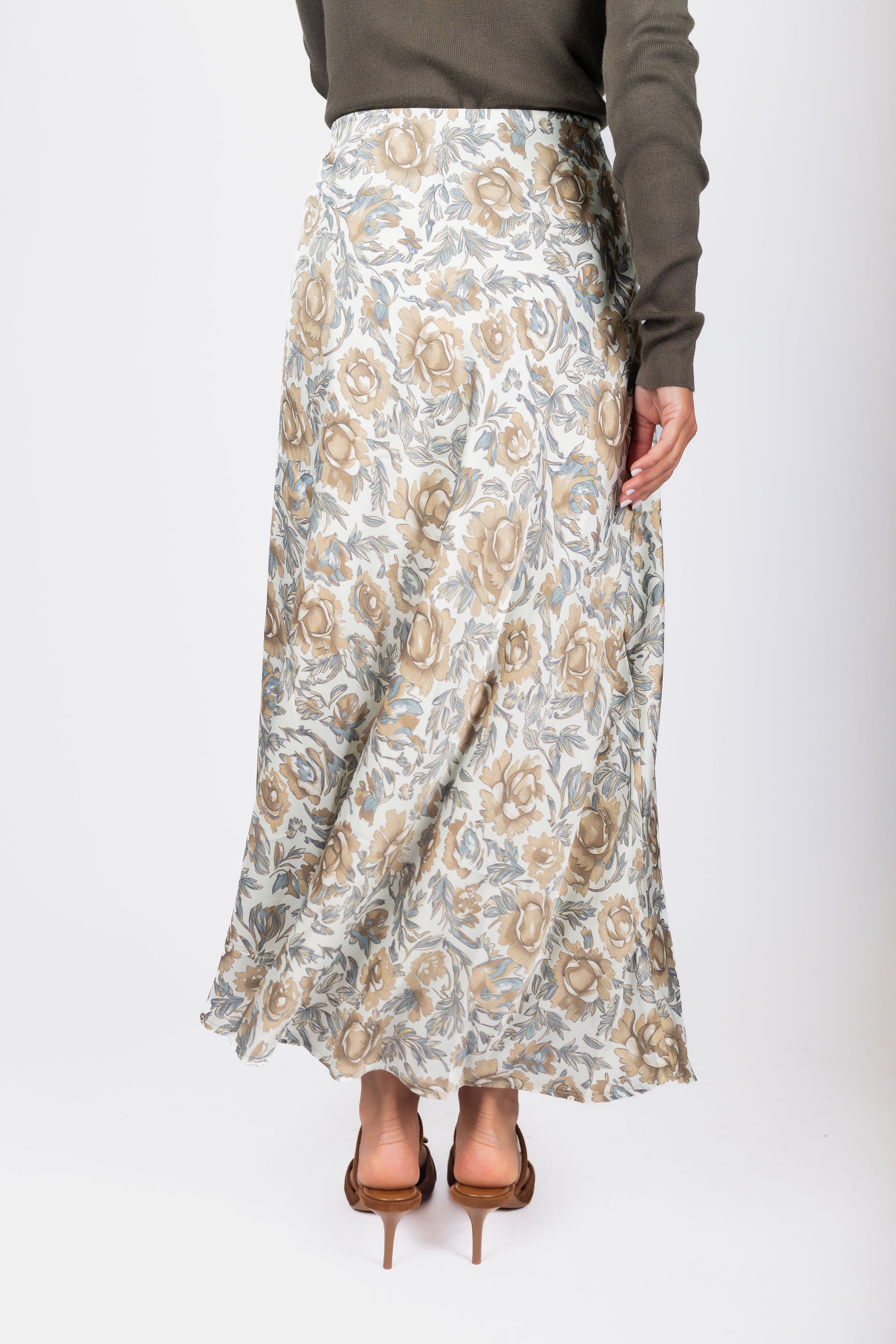 Dakota Skirt (Beige/Khaki)