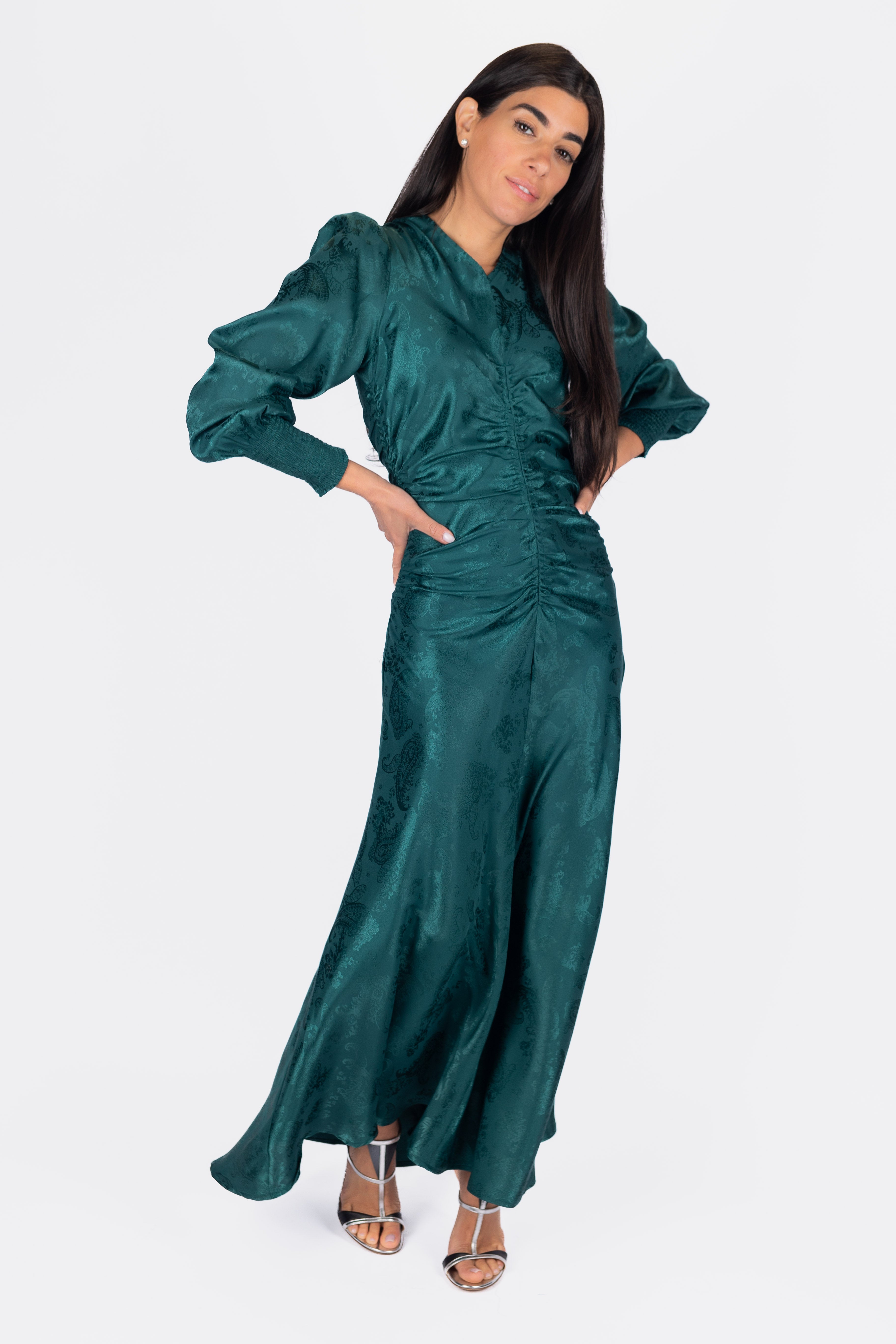 Audrey Dress Long Sleeve (Green) XL Audrey Dress Long Sleeve (Green) XL