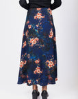 Sylvie Skirt (Blue/Red)