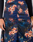 Sylvie Skirt (Blue/Red)