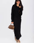 Callie Ribbed Top (Black)