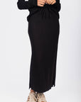 Callie Ribbed Skirt (Black)