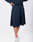 Mina Swing Skirt 26" (Navy)