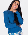 PAIGE TOP (TEAL BLUE)