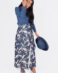 LEILA SKIRT (BLUE MULTI)