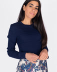 PAIGE TOP (NAVY)