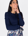 PAIGE TOP (NAVY)