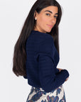 PAIGE TOP (NAVY)
