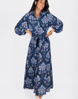 Mavis Dress 53" (Navy Pattern)