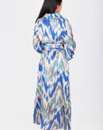 Mavis Dress 53" (Blue Multi)