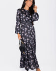 Valentina Dress (Black Ground)