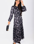 Valentina Dress (Black Ground)