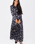 Valentina Dress (Black Ground)