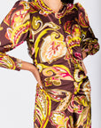 Audrey Dress Long Sleeve (Burgundy)