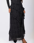 Laurel Skirt (Black Polka Dot)