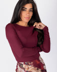 Marina Top (Burgundy)