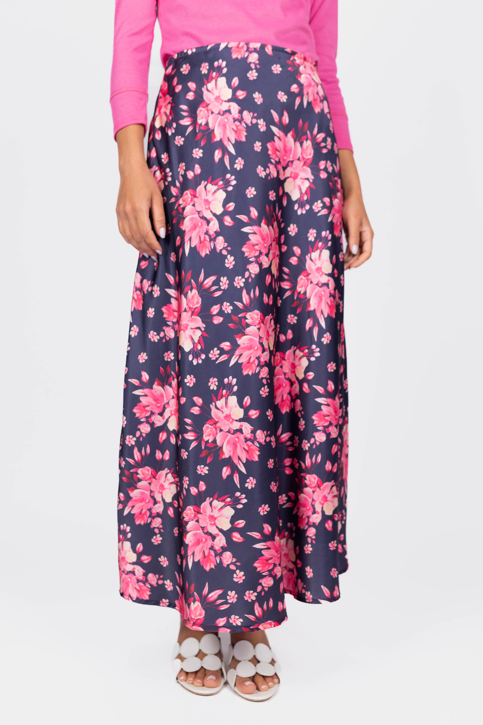 Dakota Skirt (Navy Ground)