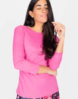 Romi Tee 3/4 Sleeve (Pink)