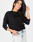Cropped Tee (Jet Black)