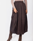 Bria Skirt (Dark Brown)