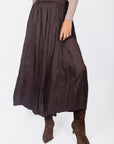 Bria Skirt (Dark Brown)