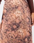 Lisa Skirt (Brown Pattern)