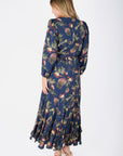 Catherine Dress 53" (Navy Pattern)