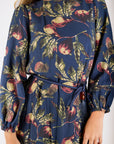 Catherine Dress 53" (Navy Pattern)